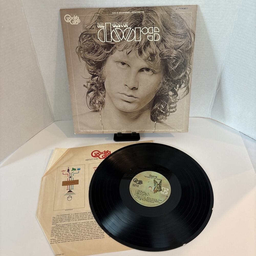 The Doors Vinyl "The Best Of‎ The Doors" LP QuadraDisc (1973) EQ-5035